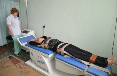 Tracción espinal na osteocondrose torácica